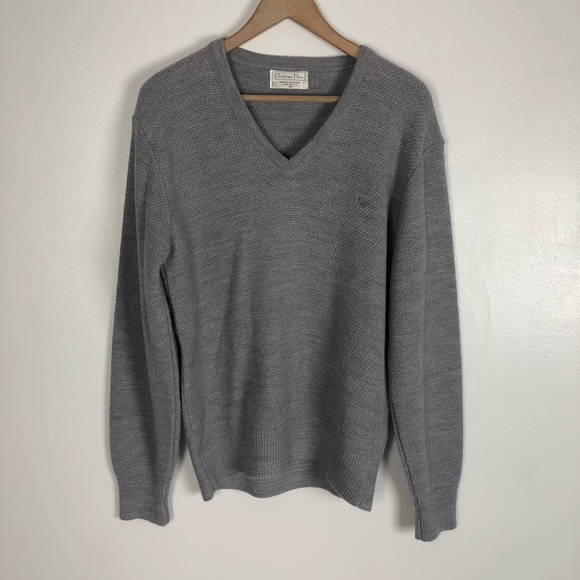 Dior Other - Christian Dior | V-Neck Trotter Sweater | Medium | Vintage